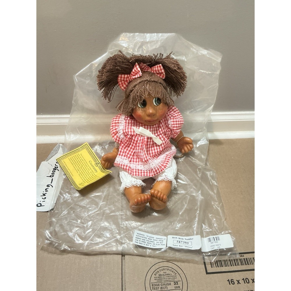 NABER KID WOODEN DOLL THERESA #291 DATED 1996 MADE IN USA